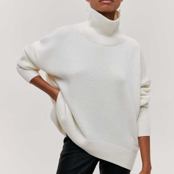 Dam Rollkragenpullover Casual Material 7