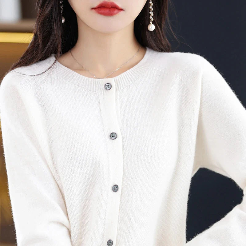 Dam Ronde Hals Varm Ullväst 12