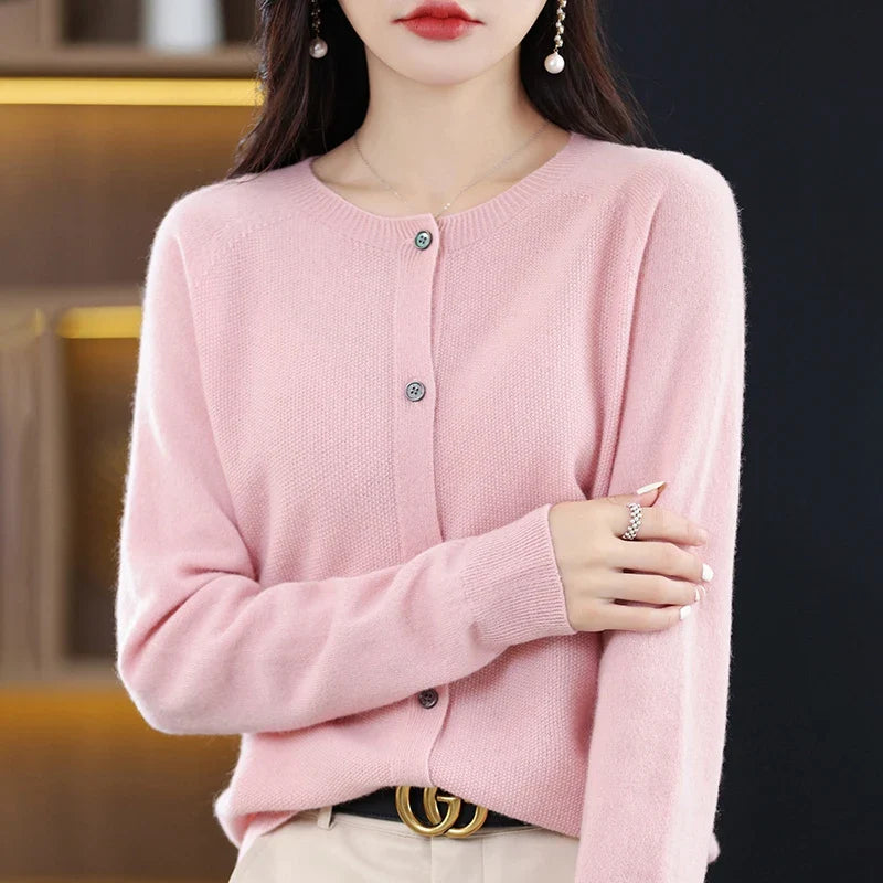 Dam Ronde Hals Varm Ullväst 15