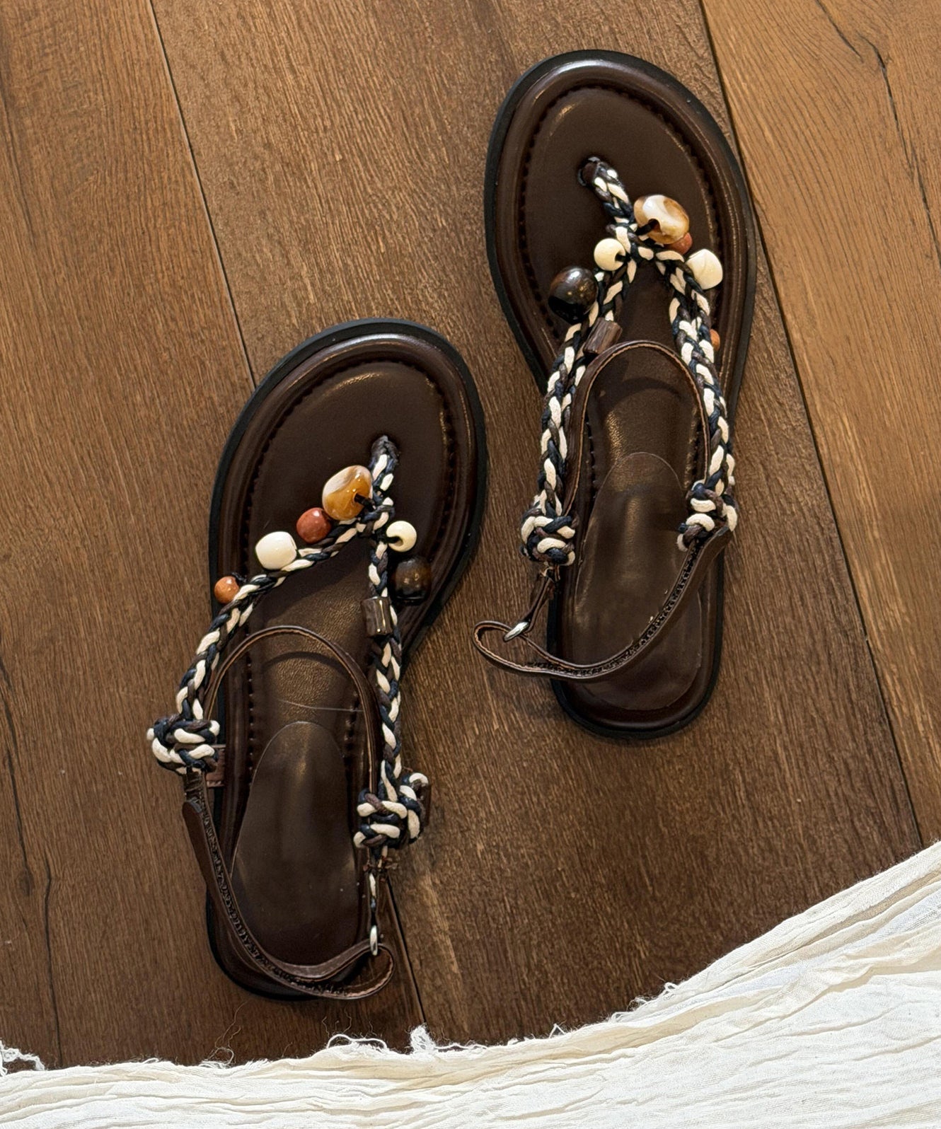 Dam Sandaler Boho Stil Thong Design 1