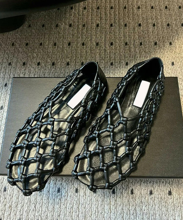 Dam Sandaler Boho Stil med Ihåligt Mönster 0