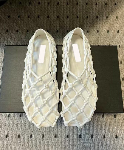 Dam Sandaler Boho Stil med Ihåligt Mönster 1