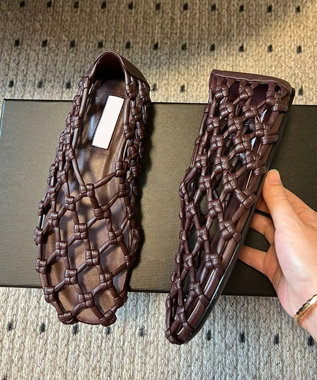 Dam Sandaler Boho Stil med Ihåligt Mönster 3