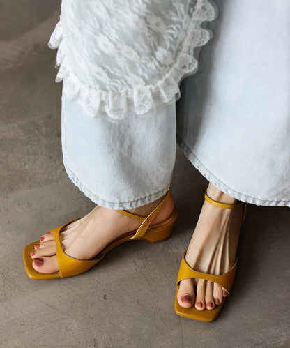Dam Sandaler Chunky Med Peep Toe 3