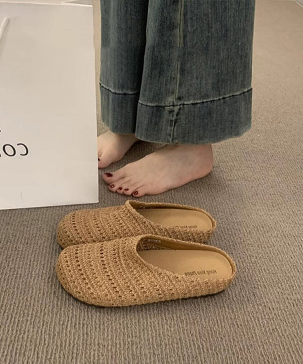 Dam Sandaler Handvävda Ihåliga 1