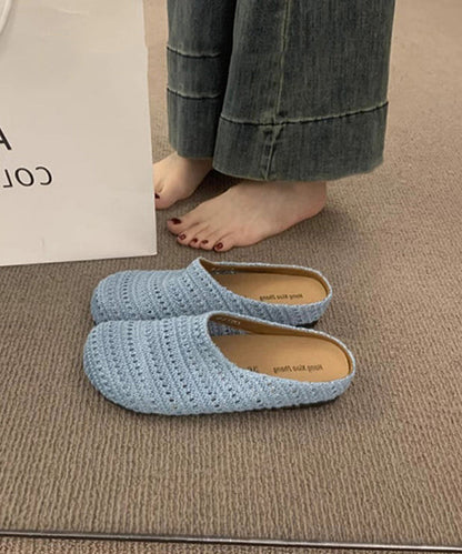 Dam Sandaler Handvävda Ihåliga 3