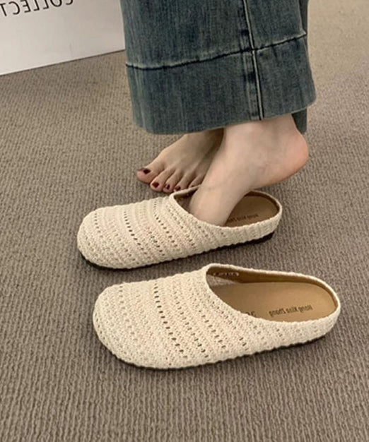 Dam Sandaler Handvävda Ihåliga 4
