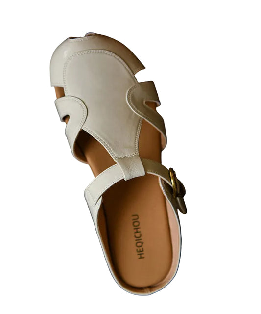 Dam Sandaler Med Utskurna Detaljer 0