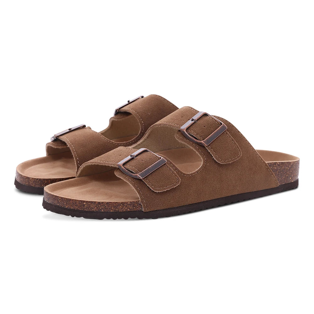 Dam Sandaler Mules med Justerbara Spännen och Kork Innersula 14