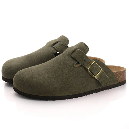 Dam Sandaler Mules med Justerbara Spännen och Kork Innersula 18