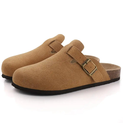 Dam Sandaler Mules med Justerbara Spännen och Kork Innersula 20