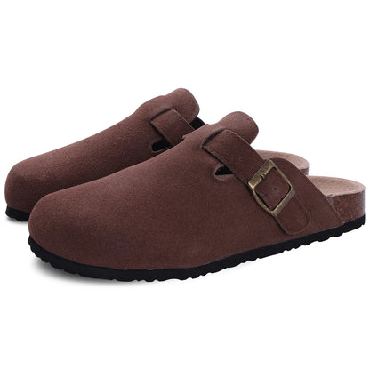 Dam Sandaler Mules med Justerbara Spännen och Kork Innersula 23