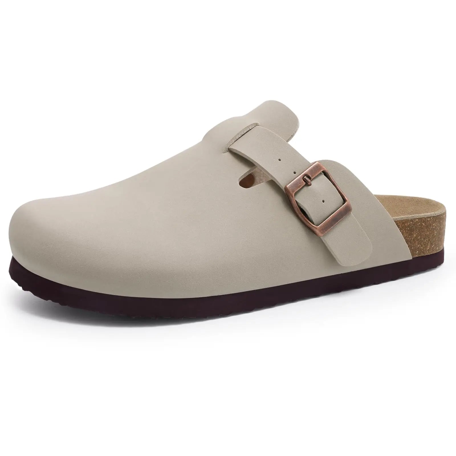 Dam Sandaler Mules med Justerbara Spännen och Kork Innersula 9