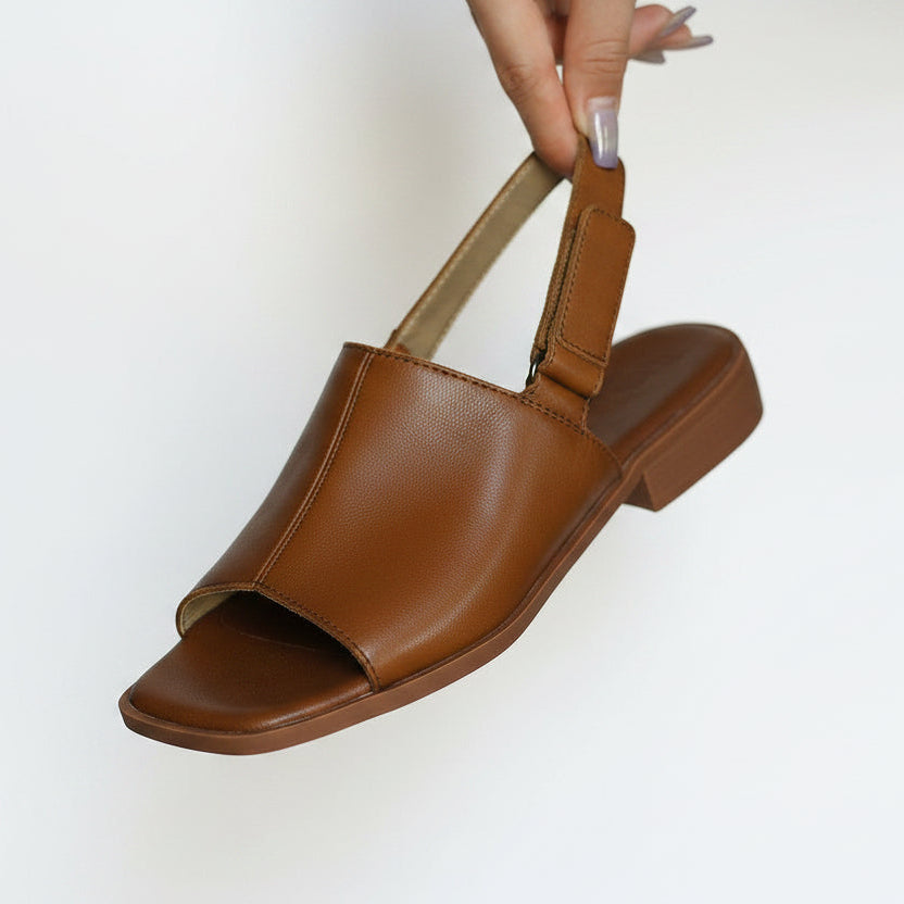 Dam Sandaler Peep Toe Klassisk Design 0