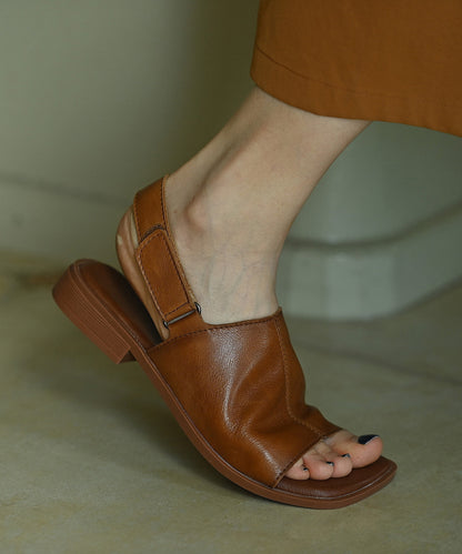 Dam Sandaler Peep Toe Klassisk Design 2