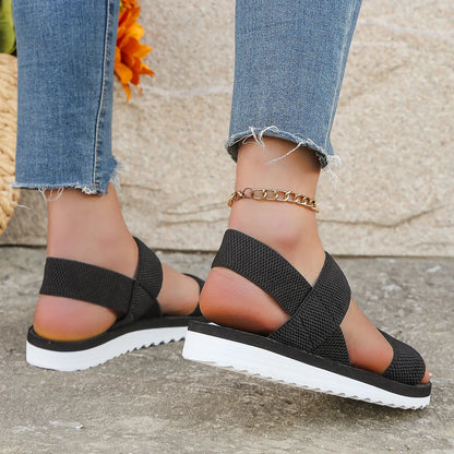 Dam Sandaler Platta med Stilren Design 2