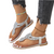 Dam Sandaler Plattform Kristaller Syntetiska Material 0