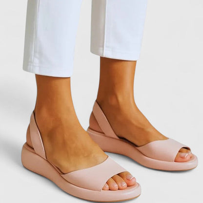 Dam Sandaler Slip-On Med Stötdämpande Sula 4