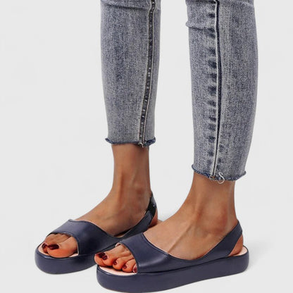 Dam Sandaler Slip-On Med Stötdämpande Sula 5