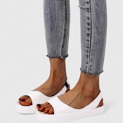 Dam Sandaler Slip-On Med Stötdämpande Sula 6