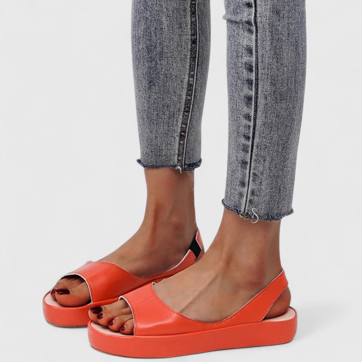 Dam Sandaler Slip-On Med Stötdämpande Sula 7