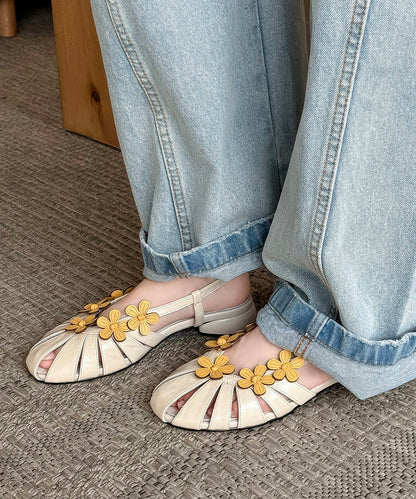 Dam Sandaler med Blommönster och Ihåligt Design 2