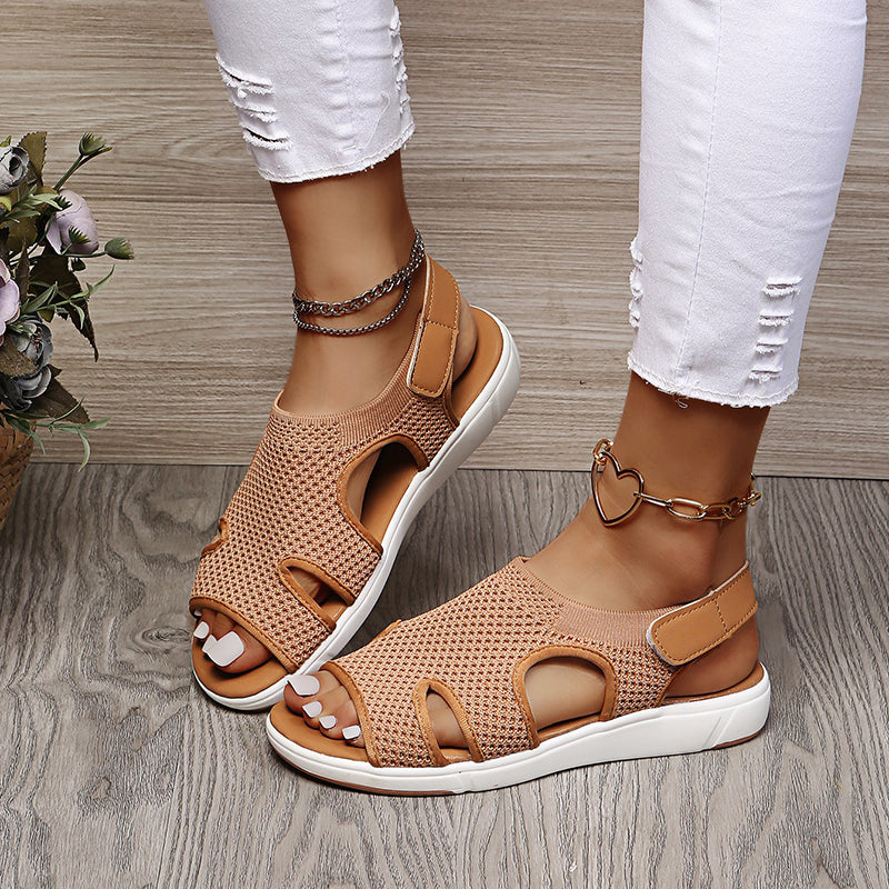 Dam Sandaler med Kardborreband 10