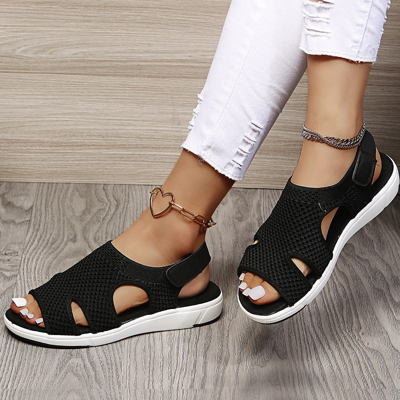 Dam Sandaler med Kardborreband 13
