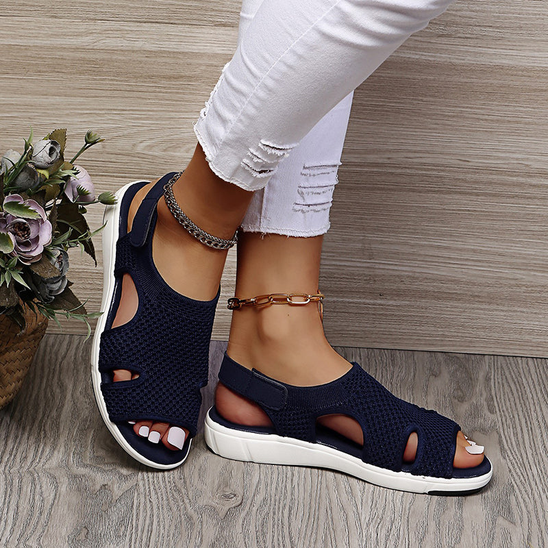 Dam Sandaler med Kardborreband 1