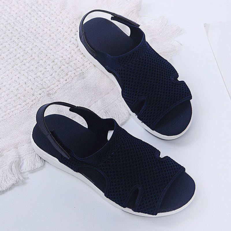 Dam Sandaler med Kardborreband 3