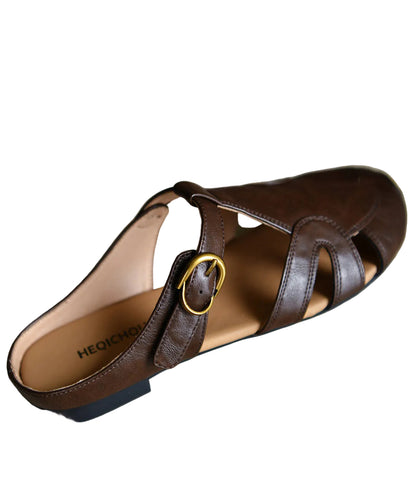 Dam Sandaler med Utskurna Detaljer 0