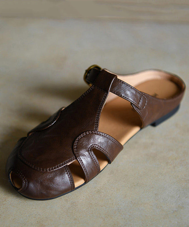 Dam Sandaler med Utskurna Detaljer 1