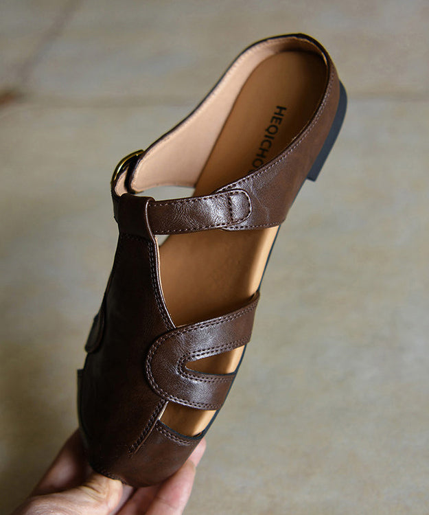 Dam Sandaler med Utskurna Detaljer 2