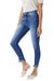 Dam Skinny Jeans Hög Midja med Detaljerad Söm 0