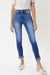Dam Skinny Jeans Hög Midja med Detaljerad Söm 1