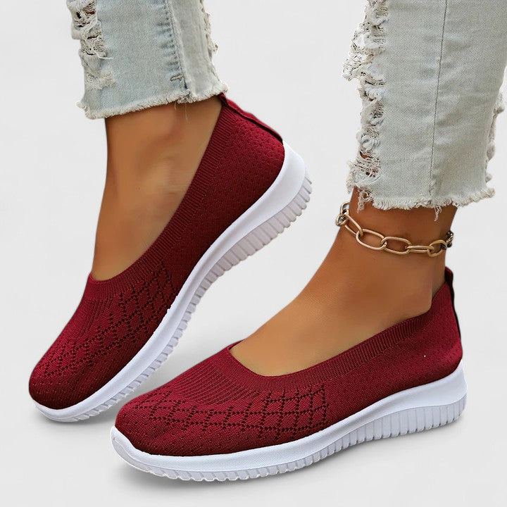 Dam Skor Slip-On Med Stöd för Vardags och Fritid 3