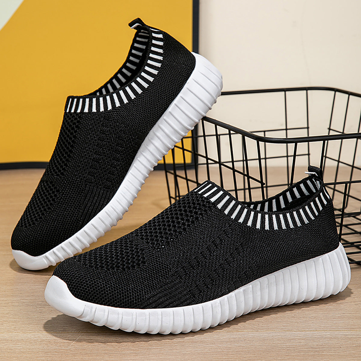 Dam Skor Sneakers Slip-On Flexibla för Aktiv Vardag 8
