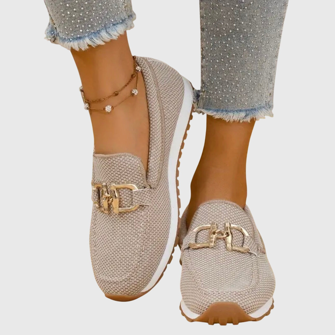 Dam Slip-On Loafers Casual Stil 7