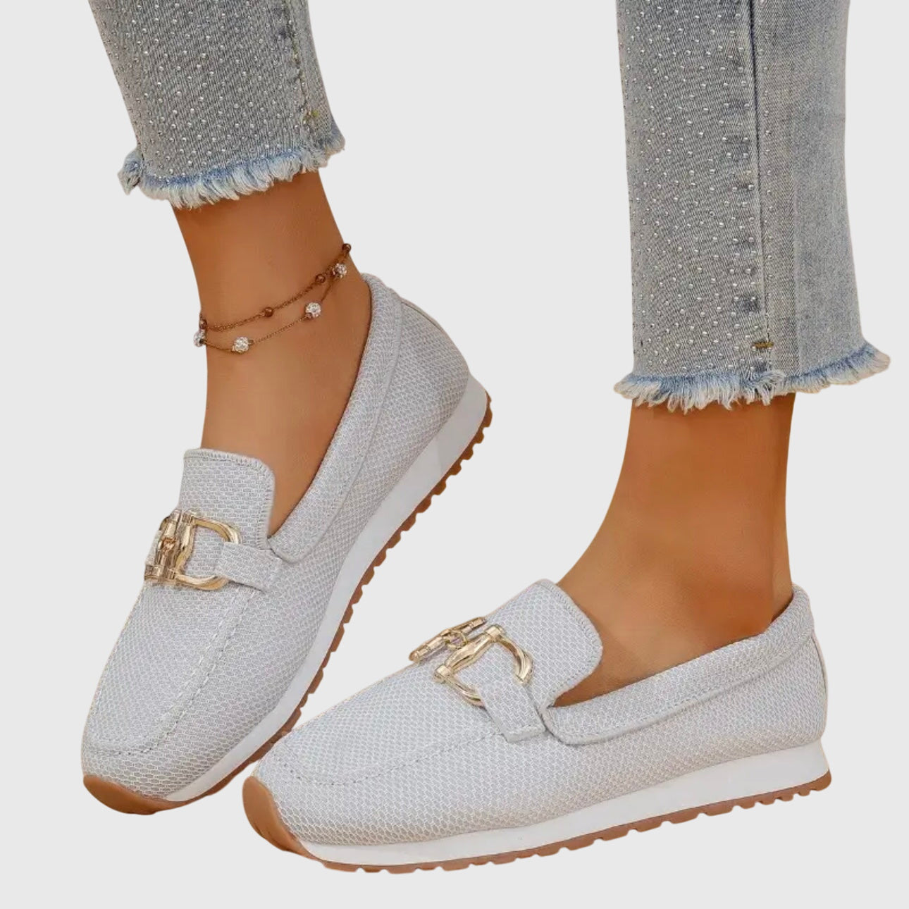 Dam Slip-On Loafers Casual Stil 8