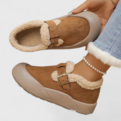 Dam Slip-On Skor med Spänne för Vår och Sommar 1