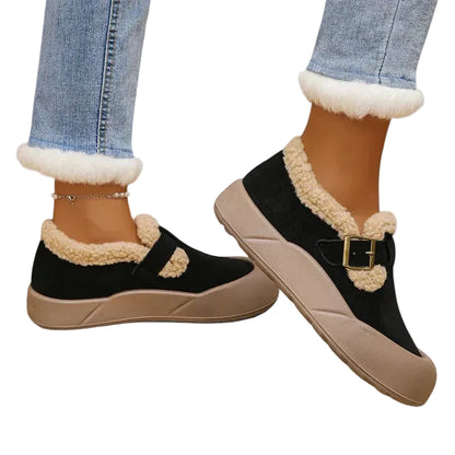 Dam Slip-On Skor med Spänne för Vår och Sommar 2
