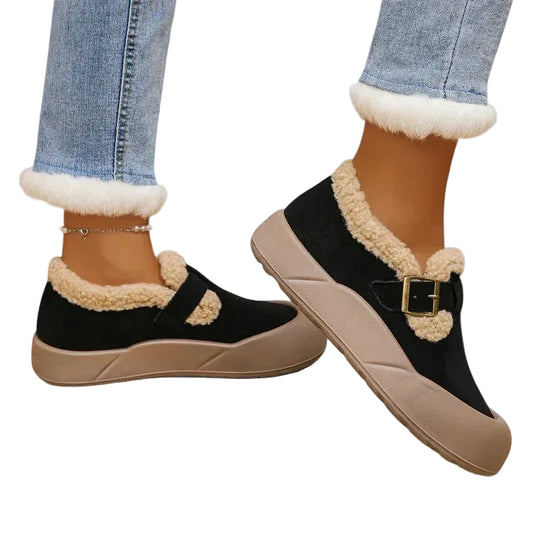 Dam Slip-On Skor med Spänne för Vår och Sommar 2