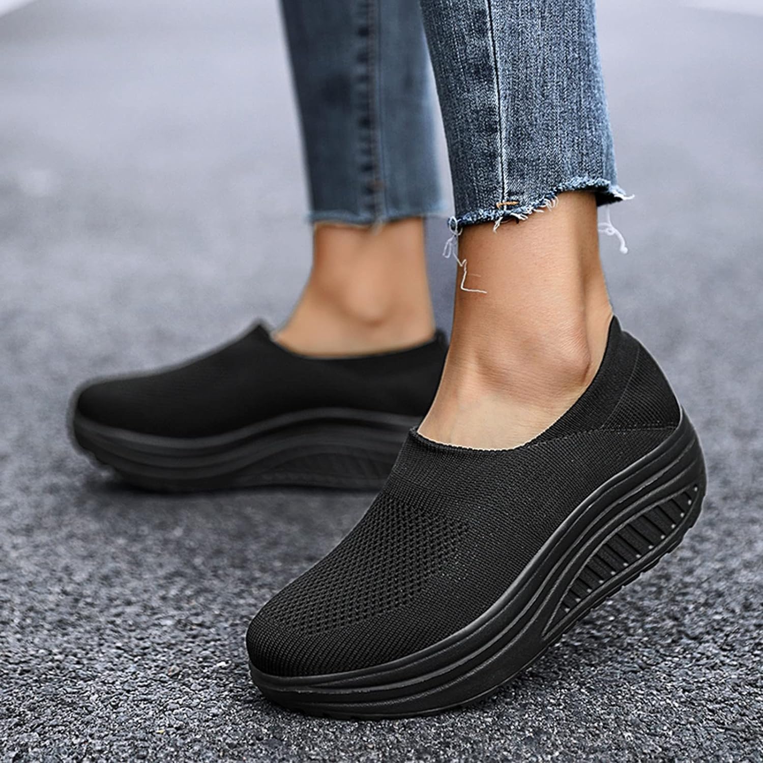 Dam Sneakers Flip Flop Orthopedisk Sula Komfort Skor 5