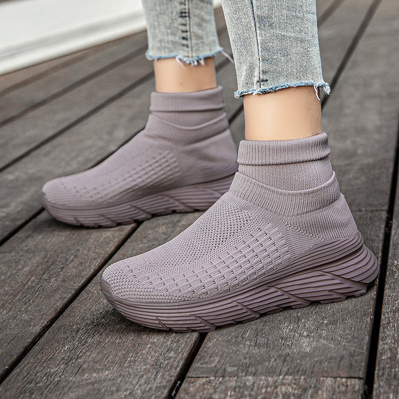 Dam Sneakers Högstickade Modern Design för Vardagsbruk och Fritidsaktiviteter 1