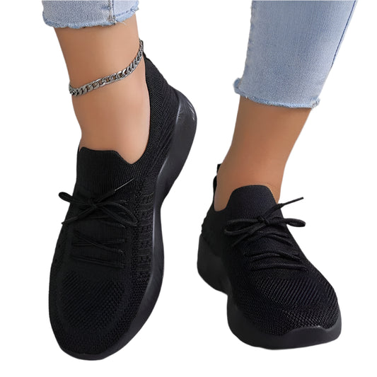 Dam Sneakers Mesh Design för Casual Användning 0