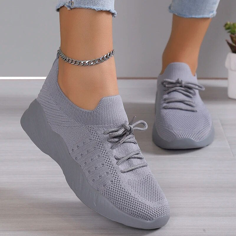 Dam Sneakers Mesh Design för Casual Användning 2