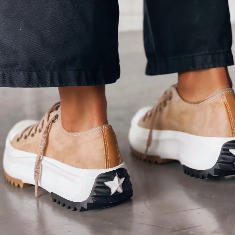 Dam Sneakers Plattform Textil och Syntet 2
