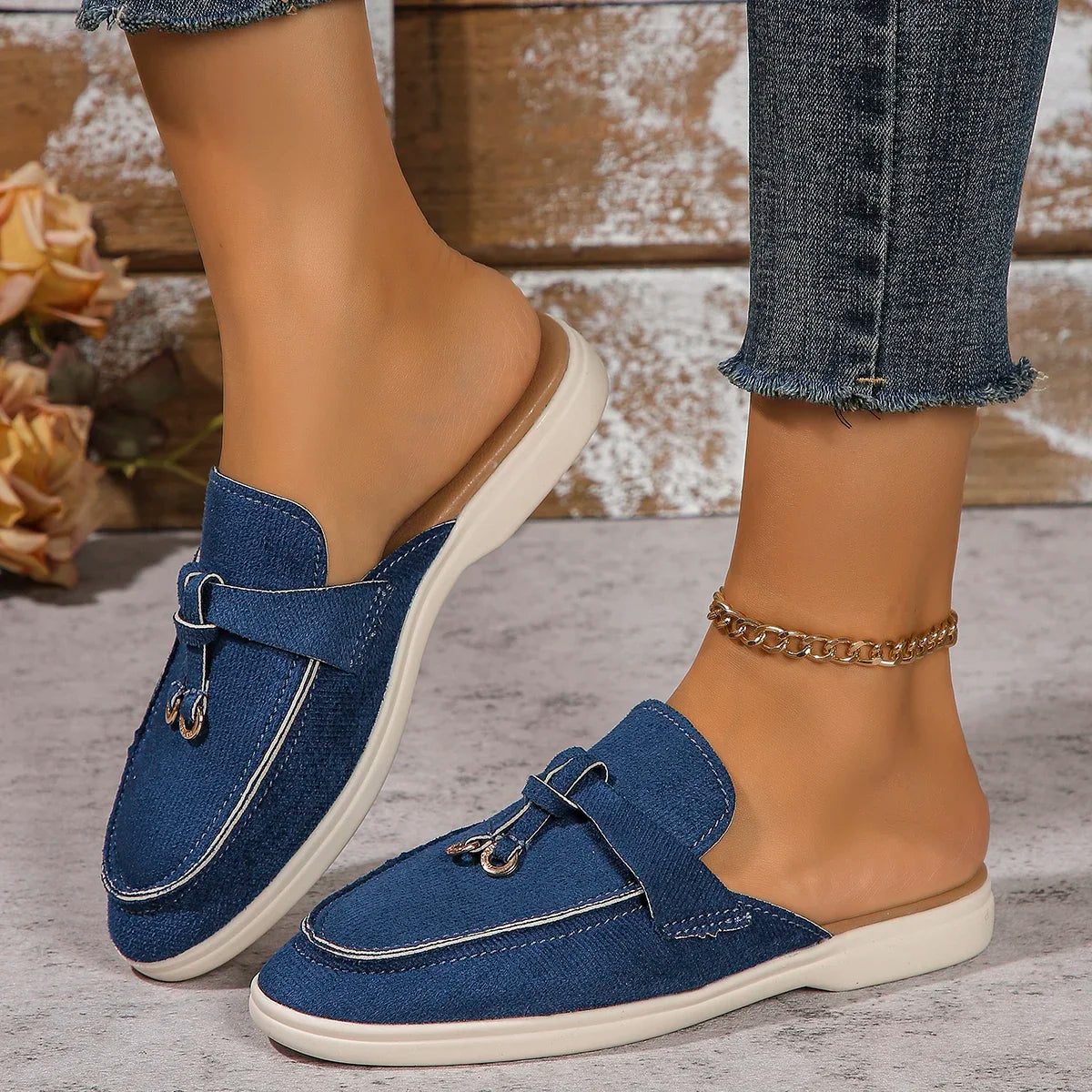 Dam Sneakers Slip-on Casual Stil 2