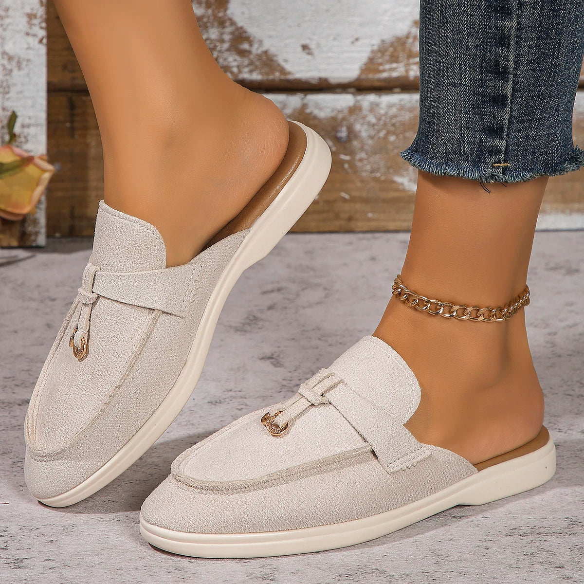 Dam Sneakers Slip-on Casual Stil 8