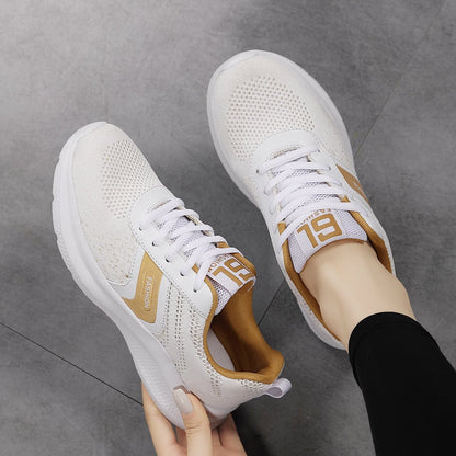 Dam Sneakers Sportig Design med Halkfri Sula 2